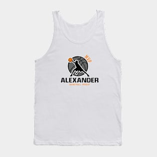 Alexander MVP Custom Player Basketball Prodigy Your Name Tank Top